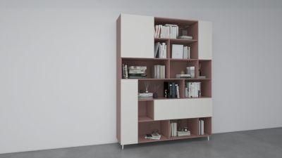 Factory Wholesale Cheap Price Fashion Design High Quality Wooden Furniture Living Room Furniture Simple Color Matching Bookcase
