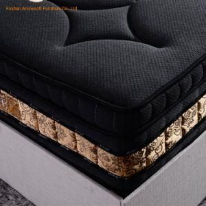 OEM Comprerssed Double Size Mattress 24cm High with Resilient Foam Layer and Bonnell Spring