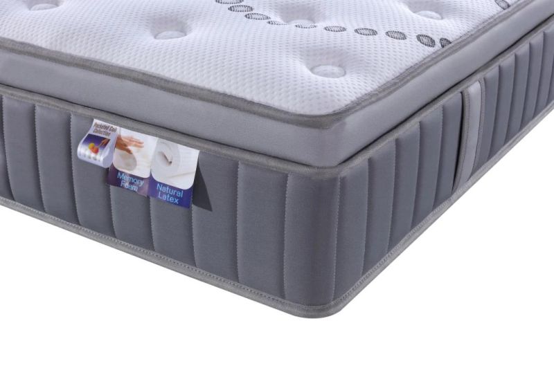 Foam Box 3 Zone Pocket Spring Coil Home Hotel Bedding Memory Foam Mattress