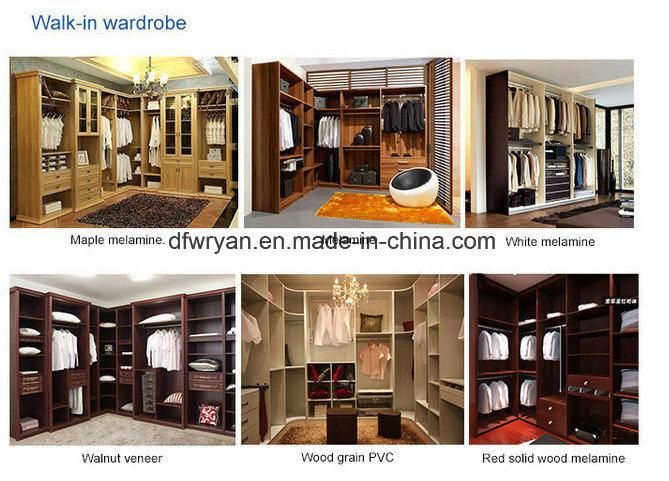 Melamine Chipboard/Particle Board Bedroom Wardrobe