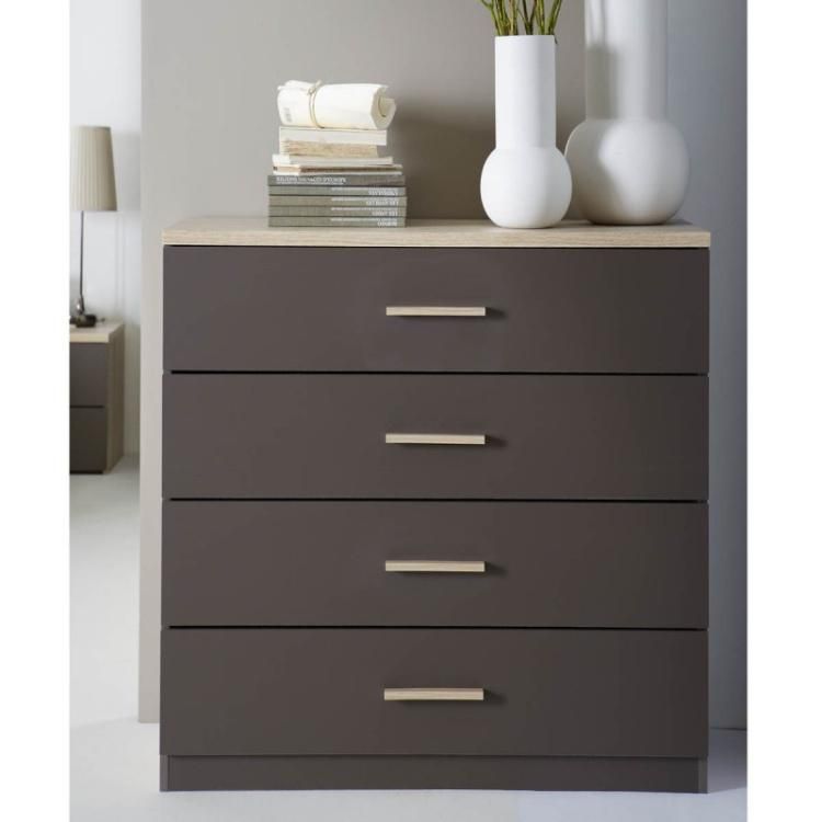 Multiple-Purpose Bedroom Wooden Chest with Drawers