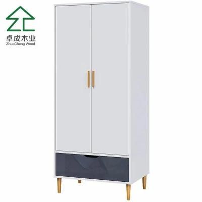 Modern Stylish Design Open Bedroom Wardrobe with Hinged Doors