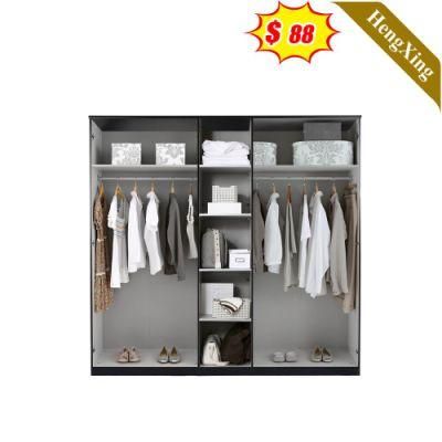 Wholesale Modern Bedroom Furniture Storage MFC Melamine Sliding Door Wardrobe