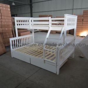 Solid Pine Wooden Triple Sleeper Bunk Bed Frame