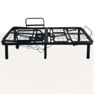 Jh-Adjustable Beds Black Color Disassembled Twin Bed Metal Bed for Adult for Hotel