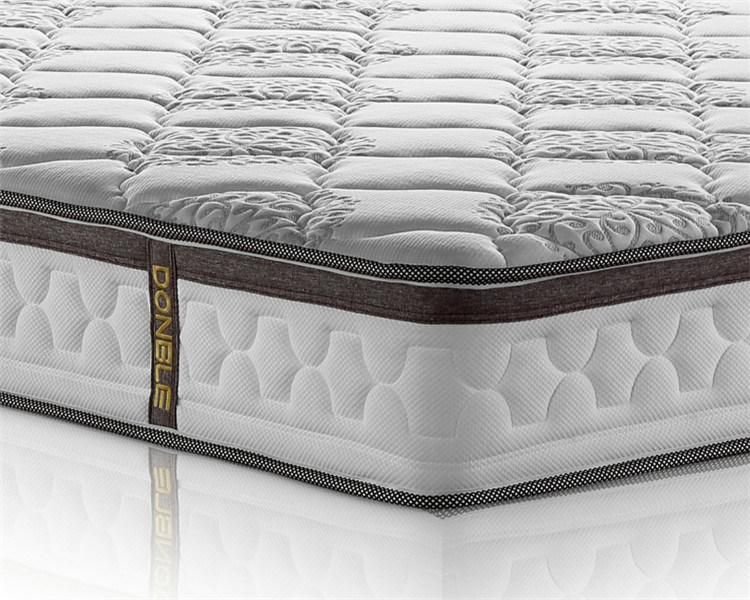 Comfortable Sleep Well High Density Foam Hotel Bed Pocket Coil Spring Mattress