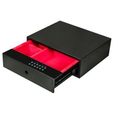 Electronic Touch Screen Fingerprint Jewelry Safe Box Password Hidden Wardrobe Drawer Safe (M002B)