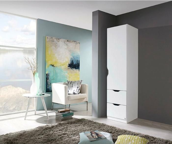 Simple Design Modern Furniture Single Door Bedroom Storage Wardrobe