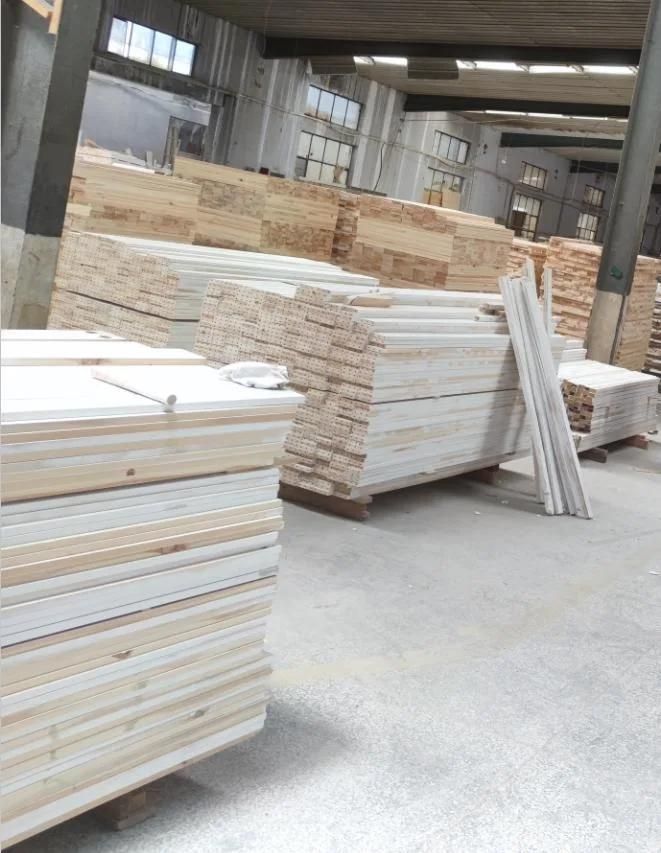 Morden Furniture Small Package Volume Solid Pine White Single Bed