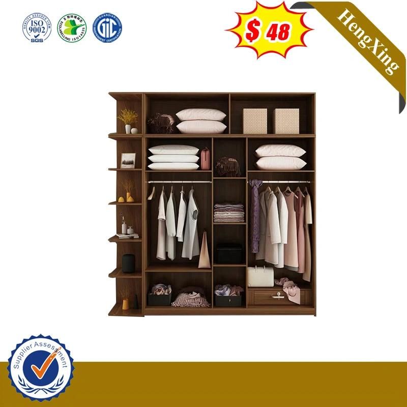 New Design Simple Style Living Room Bedroom Furniture Closet Wooden Wardrobe