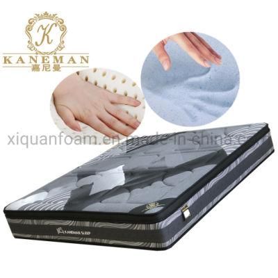 Crown Hotel Mattress Memory Foam Pocket Spring Mattress Custom Bed Mattress