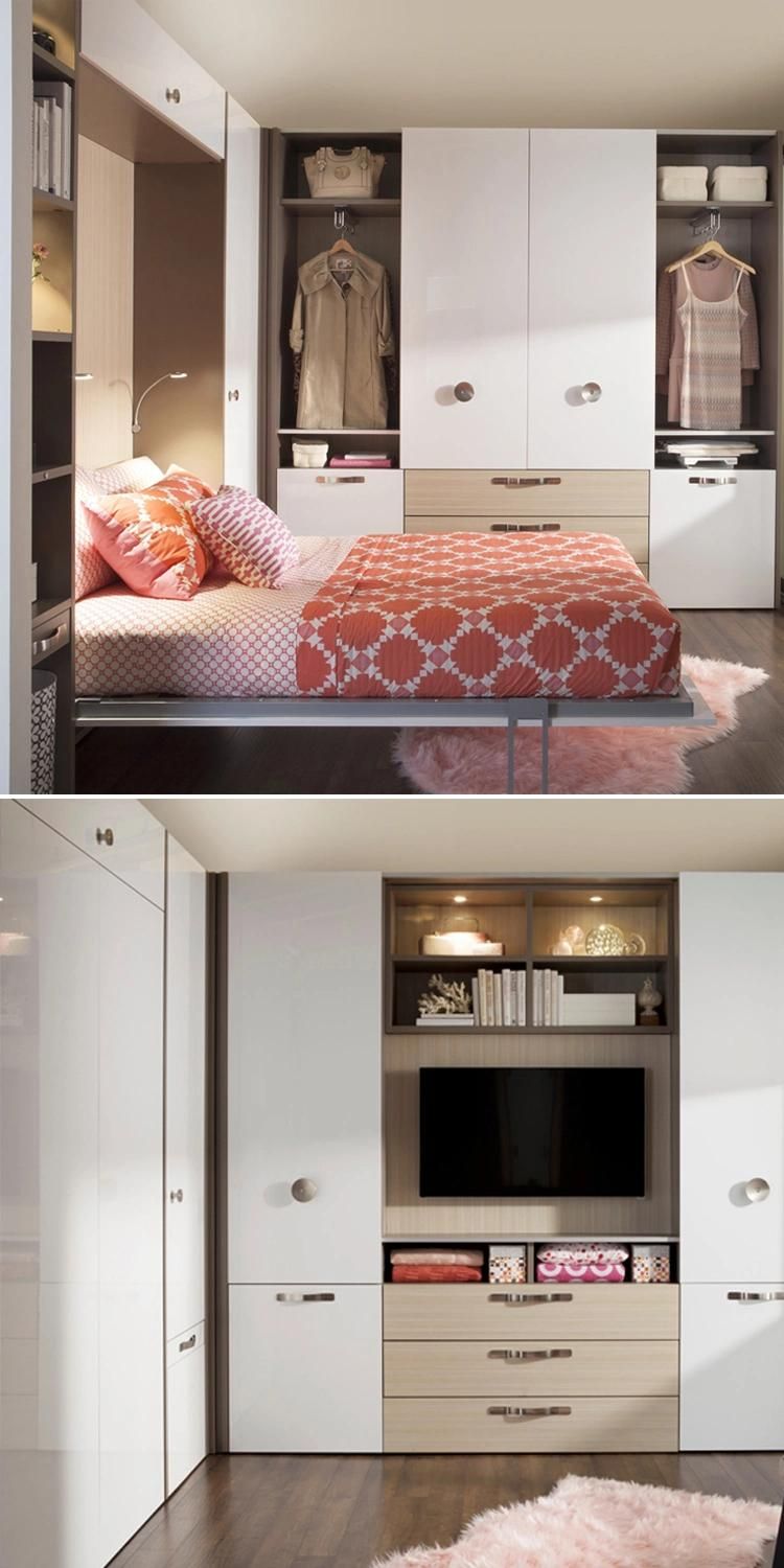 Modern Customized Cozy Style Laminate Wardrobe Bedroom Furniture