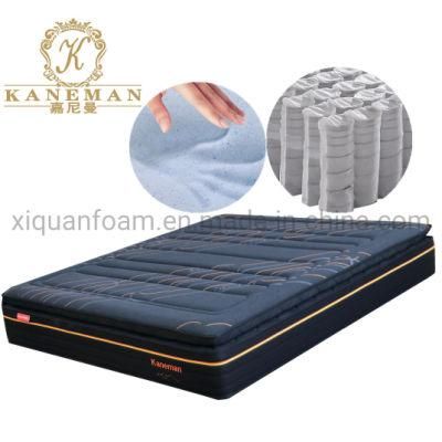 Top Rated 10inch Memory Foam Spring Mattress Full Sizes Mattress Manufacturer China