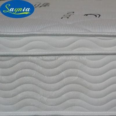 Cooling Bamboo Fiber Fabric 100% Latex Mini Pocket Spring Mattress