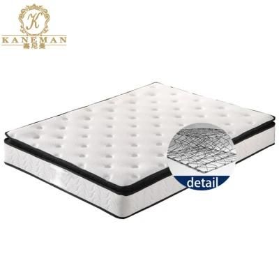 China Manufacturer Super King Size Hotel Mattress with Continuous Spring Compressed Cheap Bed Continuous Coil Spring Mattress