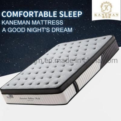 Luxury 13inch Memory Foam Mattress Pocket Spring Hotel Mattress Wholesale Price