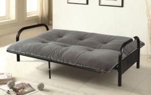 Soft Sofa/Flat Metal Bed for Single