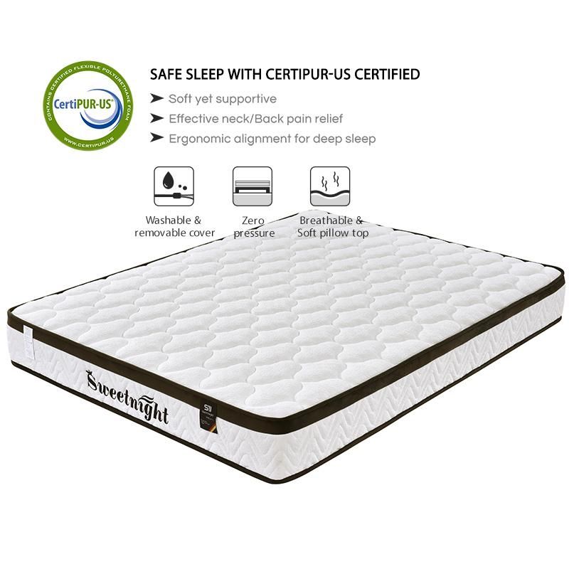High Quality Hotel Compressed Foam Pocket Spring Mattress