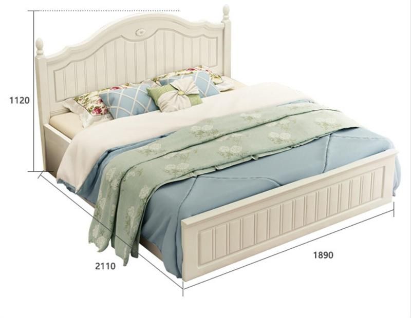 Hot Selling Other Furniture Princess Double Bed Pastoral Bed