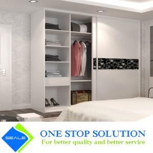 Decorative Pattern Sliding Door Wardrobes Modular Furniture Closet (ZY 2036)