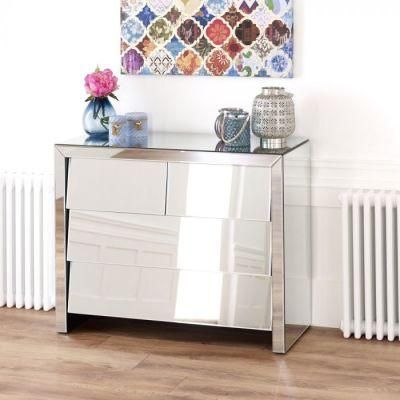 Venetian Mirrored 3 Drawer Slant Chest