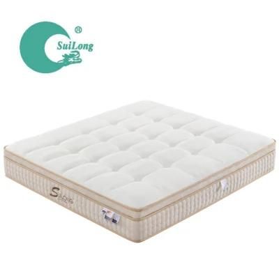 Good Sleep Comfortable Mattress Tencel Hand Made Spring Mattress
