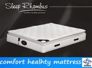 Single Size Pillow Top Memory Foam Pocket Spring Mattress (FL-257)