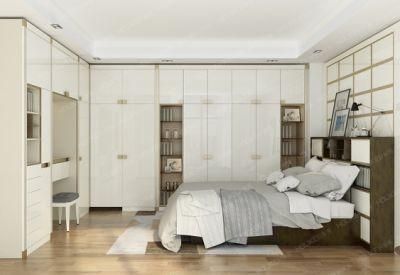 Wooden Laminate Home Furniture Sliding Door Bedroom Closet Wardrobe