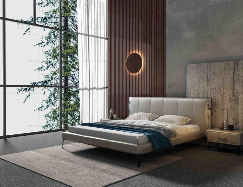 Italian Furniture Modern Bedroom Bed King Bed Gc1727