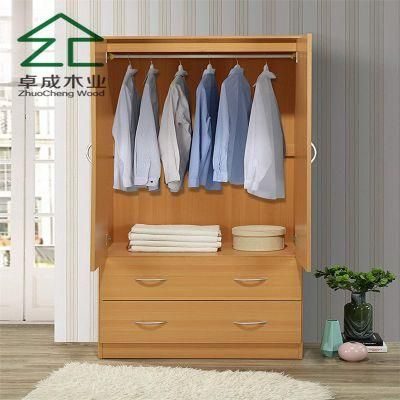MDF Melamine Door Wardrobe with Mirror