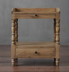 French Oak Bedroom Furniture Nightstand and Bedside
