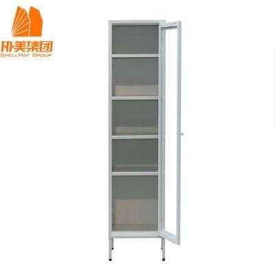 New Fashion Glass Door File Cabinet Strong Locker