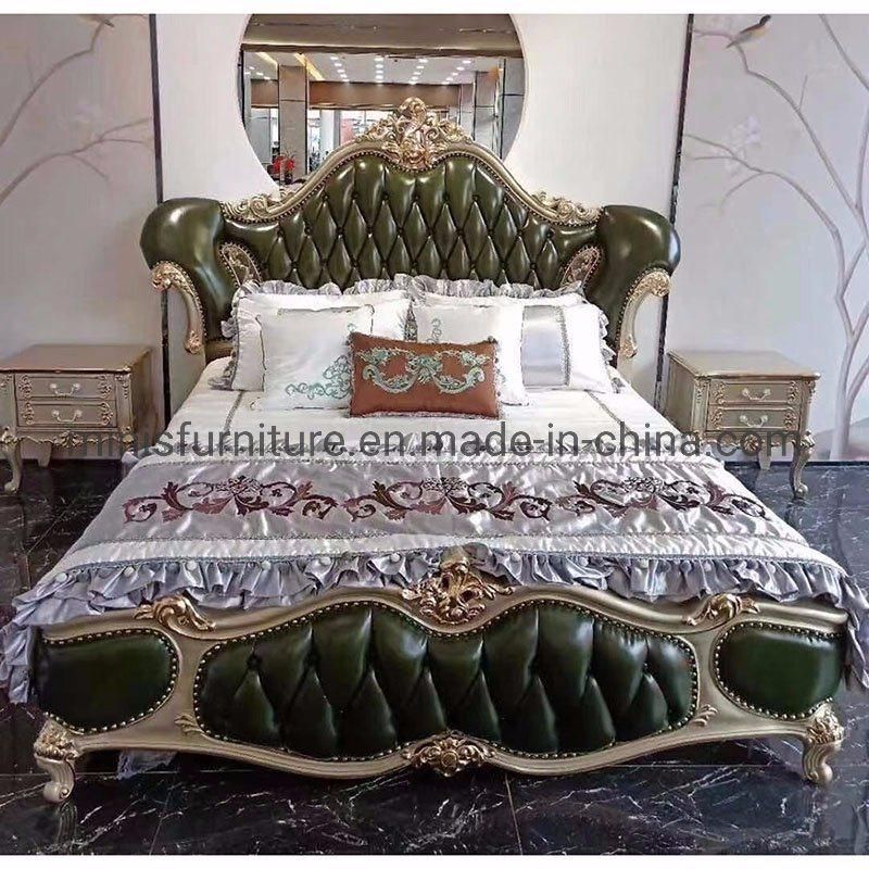(M-CB61) European Luxury Bedroom Set Wardrobe/Dresser/Nightstands/Bed