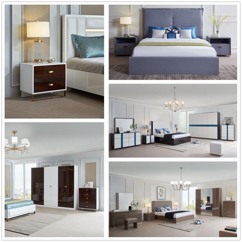 Latest Full Bedroom Set Wood Cabinet Bedroom Furniture Set for Home