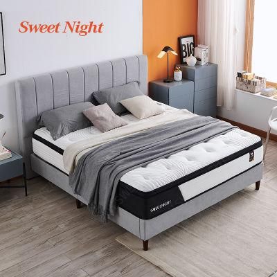 Healthy Latex Fabric Hotel Memory Foam 3 Zoned Pocket Spring Mattress