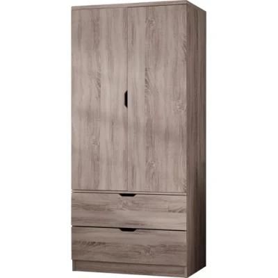 Contemporary Design Bedroom Furniture Wardrobe Made of Durable Wood
