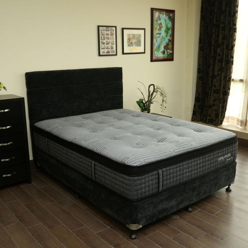 Eb21-4 Wholesale Home Furniture Memory Foam Mattress Pocket Spring Latex Mattress Queen Bed