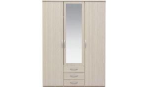 2019 Mirror Wardrobe Large Storage 3 Drawers 3 Door Bedroom Wardrobe Design for Bedroom