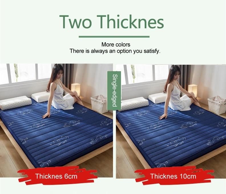 University Dorm Bed Mattress Portable Portable Warm Thailand Latex Single
