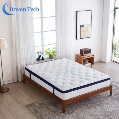 European Standard Manufacturer King Size Bedroom Bed Furniture Memory Foam Pocket Spring Roll Package Mattress (YY1905)