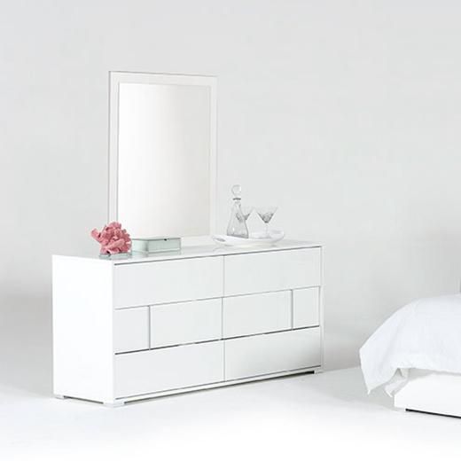 Nova 21wf013 Italian Modern White Bedroom Set