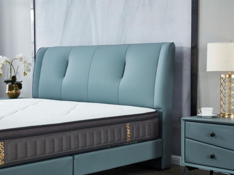 5 Star Hotel Mattress Tight Top Pocket Spring Mattress Soft Latex Memory Foam Mattress