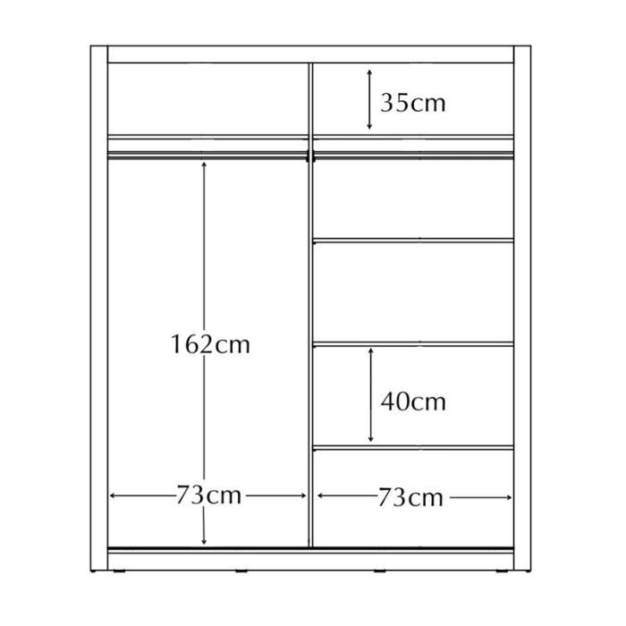 Wholesale Factory Modern Bedroom Furniture Sliding Door Clothes Storage Wardrobe