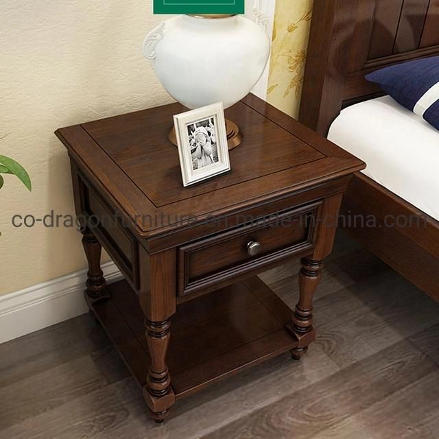 Fashion Modren Wooden Nightstands Table with Drawer for Bedroom Furniture