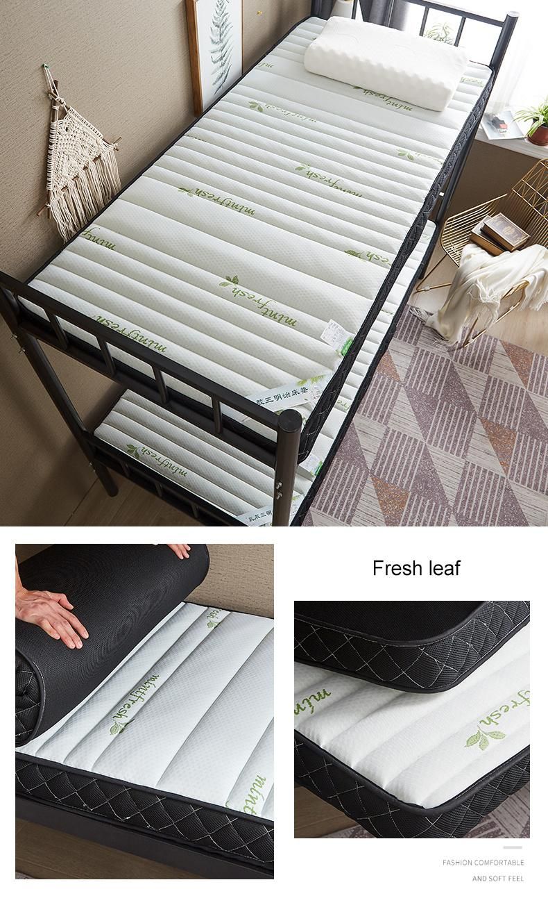 Student Bed Mattress Thick 6cm Multi-Purpose Soft Natural Latex Double