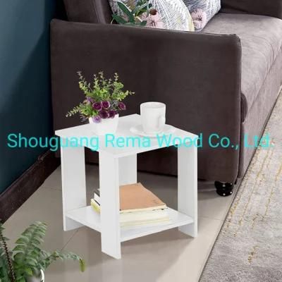 Modern White Bedside Table Nightstand for Living Room Bedroom
