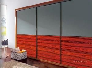 Glass Series Sliding Door for Modern Eardrobe (GL-A25-DEO-001)