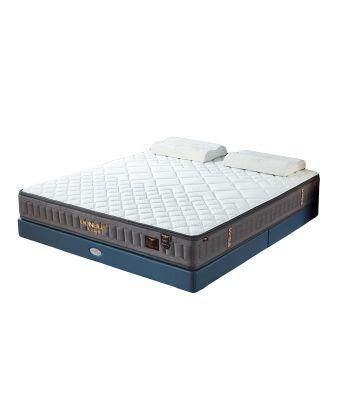 OEM Compressed Mattress Box Top Design Gel Memory Foam and Massage Wave Foam