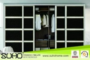 2015 Latest Design PVC Wardrobe Sliding Door