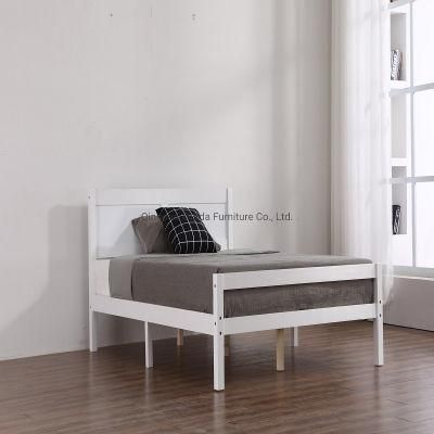 Modern Family Bedroom Single Double Universal Removable Solid Wood Bed